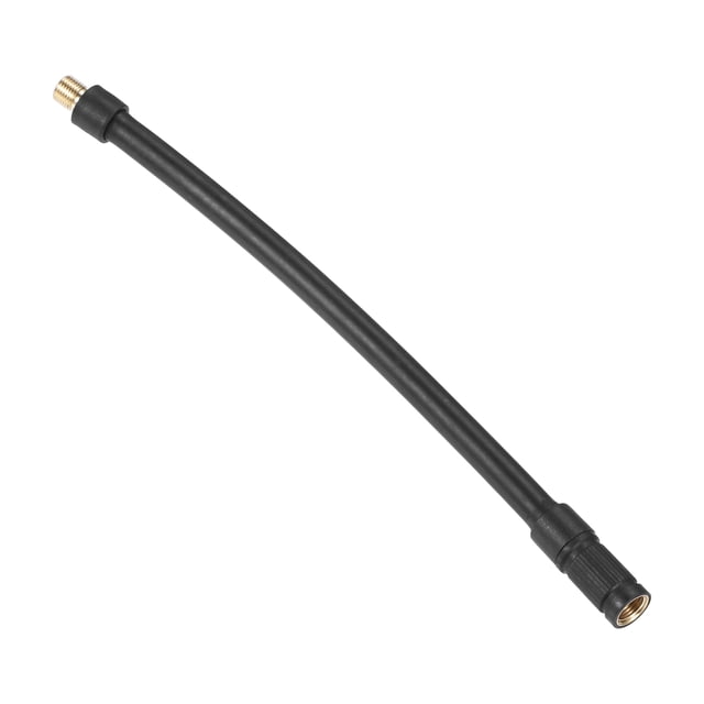 Adaptador de manguera de bomba de aire para inflador de neum?ticos de 8 ", extensi?n con bloqueo, conexi?n de tubo de portabrocas para v?lvula est?ndar americana sin v?lvula de liberaci?n de aire para autom?vil, bicicleta de monta?a, motocicleta Unique Bargains mandriles de llantas