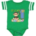 thumbnail image 3 of Inktastic Monkey First Birthday Boys or Girls Baby Bodysuit, 3 of 5