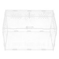 thumbnail image 4 of Transparent Acrylic Reptile Cage for Geckos Snakes and Crickets with Stable Ventilation System 10x8.5x6 inches, 4 of 4