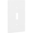thumbnail image 5 of (10 pack) Hyper Tough Oversized Wallplate, Single Switch, White Nylon, 2.8in, 53150, 5 of 8