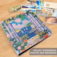 thumbnail image 4 of FORMRS 3 Ring Photo Album 4"x6" Self Adhesive Large Capacity PU Leather Cover, Floral Window, 4 of 8