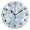 Black, variant on Daisy White Rabbit Pattern Wall Clock 10in Round Artistic Oil Painting Home Decor Desk Table Clock