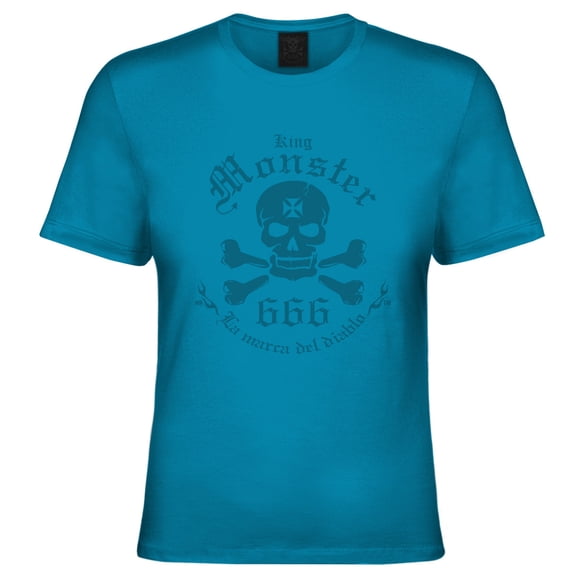Playera Azul Niña logo
