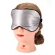 thumbnail image 5 of Antifaz de seda natural para dormir, transpirable, para hombres y mujeres, color gris plateado, 5 of 8