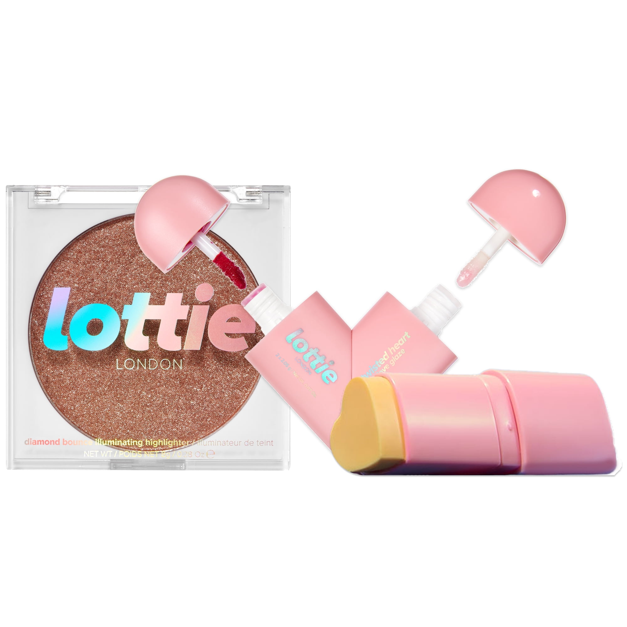 Lottie London Love You a Lottie 3 Piece Makeup Set, Walmart