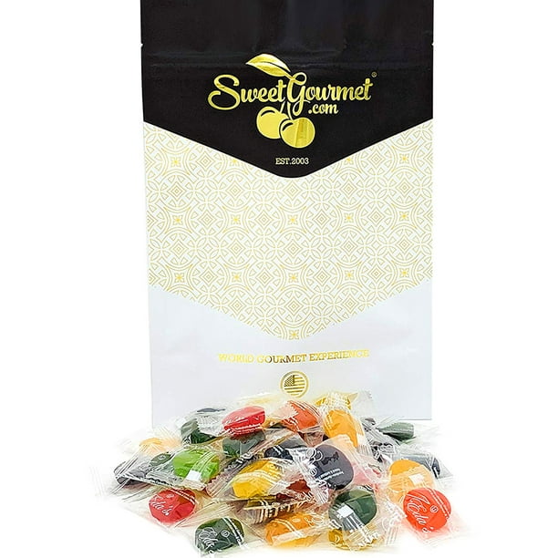 SweetGourmet Eda's Mixed Fruits Hard Candy Sugar Free Bulk Wrapped