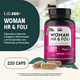 thumbnail image 4 of WOMAN MATURE Life360+ 220 Cápsulas con Colágeno, Inositol y Calcio, 4 of 7