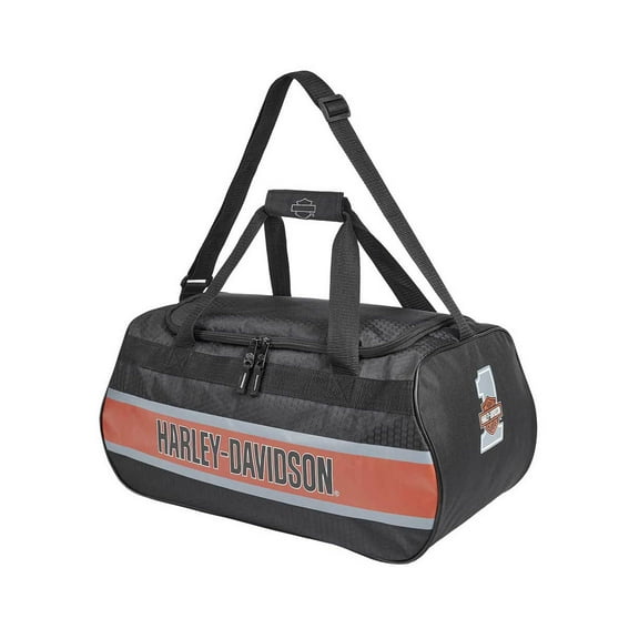 Harley-Davidson Trailblazer #1 Logo Duffel Bag w/Adjustable Strap - Rust Vintage, Harley Davidson