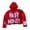 Red, variant on sususu Warm Hoodies for Men Fall Winter Fashionable Letter Printing Loose Large Size Hooded Sweatshirt,Red,M