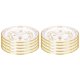 thumbnail image 1 of 10pcs Paper Plate Round Cut Proof Microwave Safe Disposable Food Trays for Party Picnic, 1 of 4