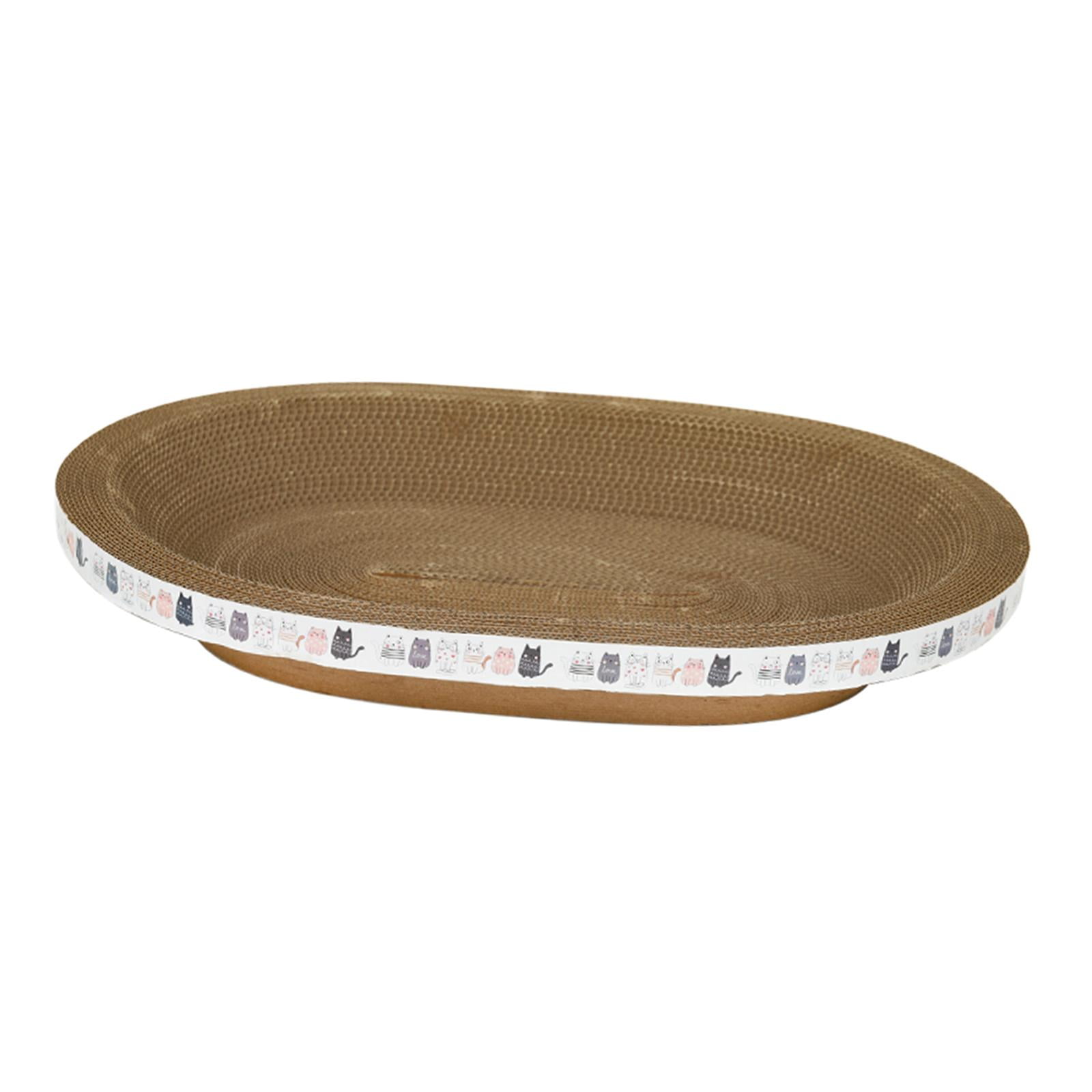 Bvdfgk Pet Cat Scratcher Bowl Cat Scratching Board Training Toy Cat Scratch Pad Nest 47cmx22cmx8cm