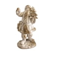 thumbnail image 2 of Dolstice Vintage Santa Claus Statue, White Resin Santa Figurine Holding Small Christmas Tree, Christmas Figure for Home Mantel Bookshelf Tabletop Decor, 2 of 7
