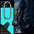 thumbnail image 4 of Rugged Case for AirPods 4 & 5, Fiber Patterns Shockproof Cover for AirPods 4th / 5th Gen with Skull Switch and Carabiner, 4 of 6