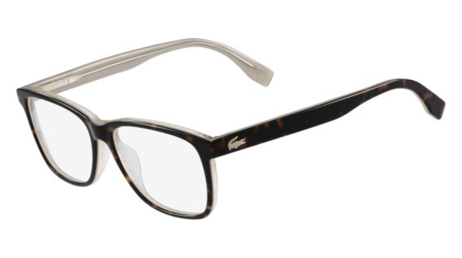 Lacoste Eyeglasses L2900 230 Havana 55/17/140 - NWT Lacoste L2904 230 Dark Havana Eyeglasses | SmartBuyGlasses US main image 2