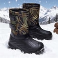 thumbnail image 6 of Xmyrz Waterproof Snow Boots For Men Slip Resistant Weekend Suitable Thermal Mid-Calf Wide Calf Boots Winter Boots Mens Shoes, 6 of 6