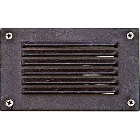 

Dabmar Lighting LV675-BZ Cast Aluminum Recessed Louvered Brick Step & Wall Light Bronze - 4.88 x 6.50 x 2.63 in.