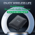 thumbnail image 4 of Receptor y transmisor de audio Bluetooth 5.4 compatible con USB, disco U/tarjeta TF, AUX, estéreo, HIFI, adaptador inalámbrico de música sin pérdida., 4 of 6