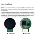 thumbnail image 5 of ZW0919 Semiconductor Fingerprint Identification Module ZW0919 Capacitive Touch Fingerprint Door Lock Capture Sensor, 5 of 5