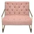 thumbnail image 7 of Diamond Sofa Accent Chair in Blush Pink Tufted Velvet Fabric, 7 of 7