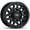Matte Black, variant on RockTrix RT110 17 inch Wheel Compatible with Chevrolet Silverado 2500 HD Chevy 3500HD, Also fits GMC Sierra 2500 3500 HD, 17x8.5 Rims, 8x180 PCD 0mm Offset, Matte Gunmetal Off-Road Wheel