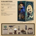 thumbnail image 4 of Kit de rincón para libros DIY, decoración de estantería, Ocean Adventure, 4 of 6