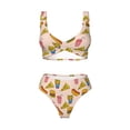 thumbnail image 4 of Daiia Hamburger Pizza Coke Women's Bikini Set Two Piece Swimsuit High Waisted Bikini Adjustable Straps Bikini Perfect for Beach, Pool, and Summer Vacation-Medium, 4 of 9
