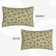 thumbnail image 2 of Zufioo African bush elephant Print Double-sided Plush Pillow Cover,Decorative Pillow Protector without Pillow Core, Suitable for Sofa, Bedroom, Car-14"x20", 2 of 6