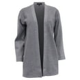 thumbnail image 1 of Theory Open Cardigan in Grey Tencel, 1 of 2
