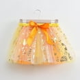 thumbnail image 2 of Ugoldhm Little Girls Summer Skirt Mesh Print Elastic Waist Cute Dance Skirts Size 3-8 Years, 2 of 4