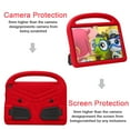 thumbnail image 4 of Dteck Case for Amazon Fire HD 10 2021/HD10 Plus 2021 10.1-inch 11th Generation,Kids Friendly EVA Foam Shockproof Handle Kickstand Case Lightweight Protective Shell Cover,Red, 4 of 8