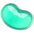 thumbnail image 1 of Almohadilla de muñeca de gel de silicona, almohadilla de ratón ergonómica translúcida en forma de corazón de descanso, almohada de mano, fatiga de muñeca efectiva (verde) brillar Electrónica, 1 of 2