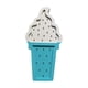 thumbnail image 1 of Luz de noche decorativa de madera con forma de helado, letrero de neón bonito, ambiente romántico Blanco Azul, 1 of 9