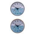 thumbnail image 1 of GUOOL 1Set Bathroom Clock Waterproof Suction Cup Kitchen Mini Bath Wall Clock Orange5 Orange5 Black5, 1 of 9
