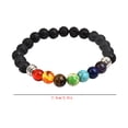thumbnail image 4 of Xihbxyly Pulsera de Los 7 Chakras, Joya Corporal con Piedras Curativas, Accesorio para El Equilibrio Emocional y El Bienestar, Pulsera de Gemas Protectoras y de Conexión a Tierra, Ideal para Meditaci, 4 of 7