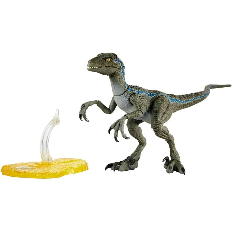 Jurassic World Amber Collection Velociraptor Blue Action Figure