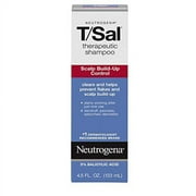 Neutrogena T/Sal Therapeutic Shampoo for Scalp Build-Up Control with Salicylic Acid, Scalp Treatment for Dandruff, 4.5 fl. oz (Pack of 2)