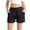 Black, variant on CPNG Girls Cotton Linen Casual Shorts Elastic High Waist Shorts Solid Color Summer Comfy Loose Drawstring Shorts with Pockets(Light Pink,13-14 Years)