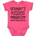 thumbnail image 3 of Inktastic Grammy Kisses for Granddaughter Girls Baby Bodysuit, 3 of 5