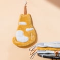 thumbnail image 6 of Dujiujun Cartoon Cat Hand Towel Super Absorbent Quick Dry Extra Soft Hanging Wipe Towel Cleaning Pad Bathroom Accessories, 6 of 8