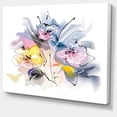 thumbnail image 2 of Dessin Floral Texturé - Art Mural Floral Très Grand, 2 of 4