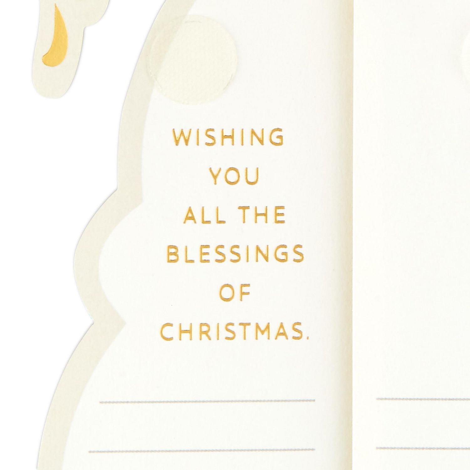 Hallmark Paper Wonder Displayable Pop Up Honeycomb Christmas Card (Angel)