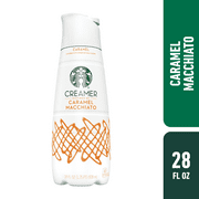 Starbucks Liquid Coffee Creamer, Caramel, Inspired by Caramal Macchiato, 28 fl oz Bottle