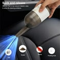 thumbnail image 4 of Tabletop Vacuum with Storage Box Portable Box Rechargeable Cleaning Tool Low Noise Computer Dust Removal for Household Dormitory Car-interior White, 4 of 9