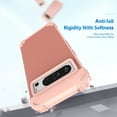 thumbnail image 4 of ELEHOLD Rugged Case for Google Pixel 8 Pro Hard PC Soft Silicone Hybrid Shockproof Scratch-Resistant Anti-Fingerprint Slim Thin Case for Google Pixel 8 Pro,Rosegold, 4 of 7