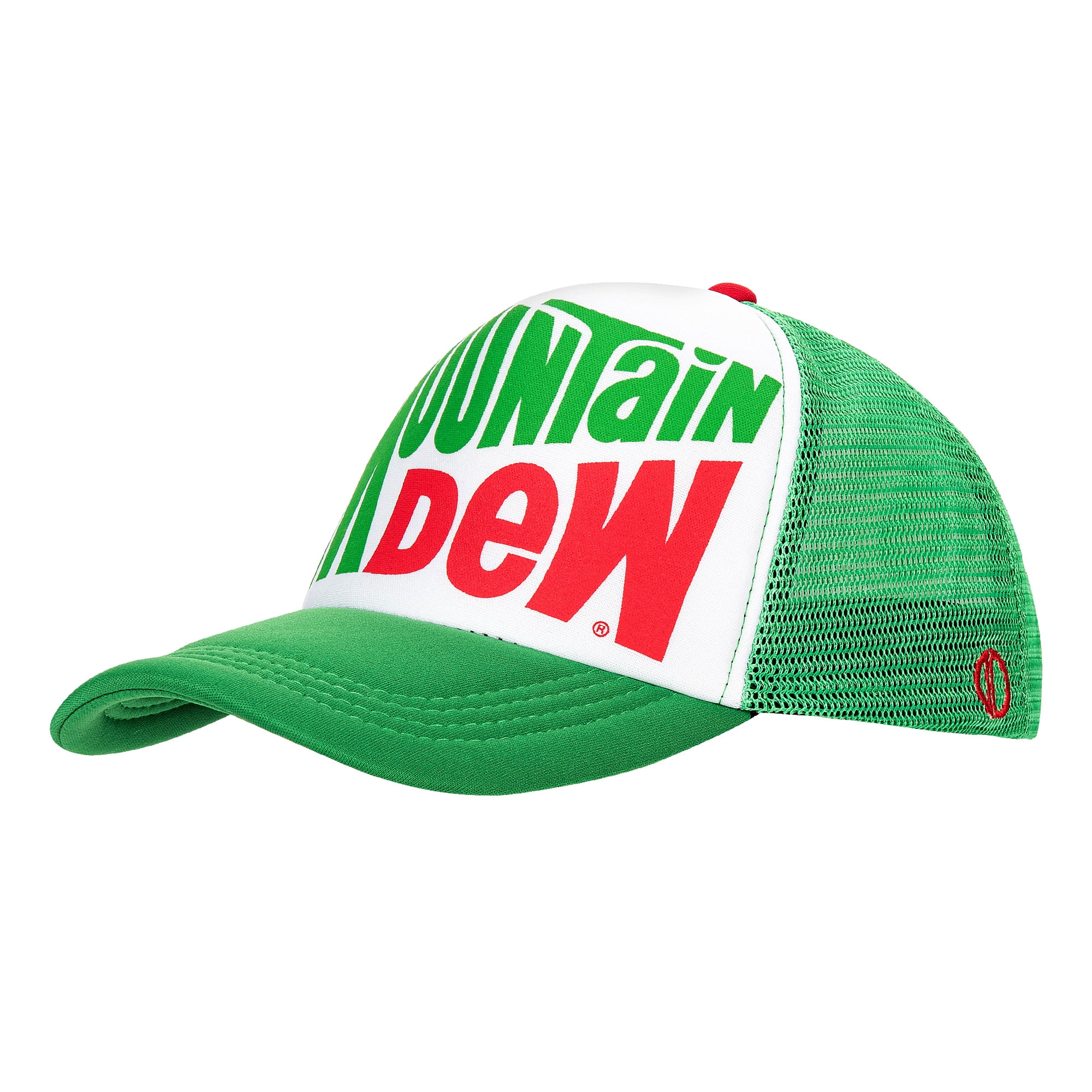 ODD SOX-Mountain Dew Trucker Hat-Retro Snapback Cap-Mesh Back, One Size Adjustable