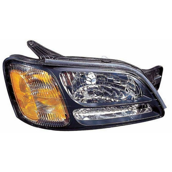 KAI New CAPA Certified Standard Replacement Passenger Side Headlight Assembly, Fits 2000-2004 Subaru Legacy