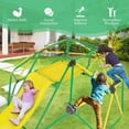 thumbnail image 2 of OLAKIDS 8FT Climbing Dome with Slide, Kids Outdoor Toys Jungle Gym Geodesic Climber, Steel Frame, 8FT Climb Structure Backyard Playground Center Equipment for Toddlers 3-8, 2 of 9