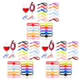 thumbnail image 2 of fastboy 24pieces Easy To Clean Glass Markers Bright Color Cup Labels For Easy Cup Identification Suitable 3Set, 2 of 6