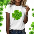 thumbnail image 2 of YDLCAFD T-Shirts de Voyage pour Femmes, Mode Décontractée, Manches Courtes, Col Rond, Vert, 2 of 4