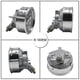 thumbnail image 4 of Alconstar- 120KM/160KM Motorcycle CJ-K750 Retro Round Speedometer for BMW R50 R1 R71 R12 for Ural M72 Install At Headlight, 4 of 5